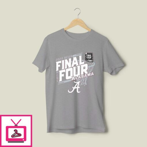 2024 NCAA Mens Tournament Alabama Final Four T Shirt 1
