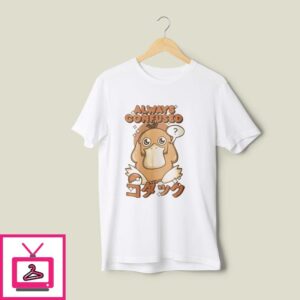 Always Confused Pocket Monsters Graphic T-Shirt Anime