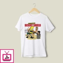 Bart Simpson Operation Desert Shield T Shirt 1