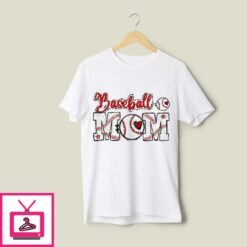 Baseball Mom T Shirt 1