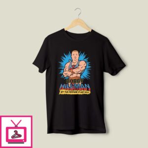 Bobby Hill-Man By The Propane Of Grey Skull T-Shirt