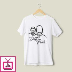 Daft Punk T Shirt Drawing Electronic Duo French Music 1