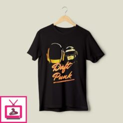 Daft Punk T Shirt Electronic Duo French Music Helmets 1