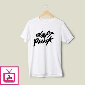 Daft Punk T-Shirt Logo Classic Electronic Duo French Music