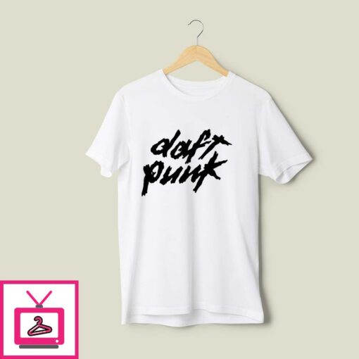 Daft Punk T Shirt Logo Classic Electronic Duo French Music 1