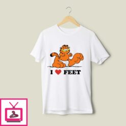 Garfield I Love Feet T Shirt 1