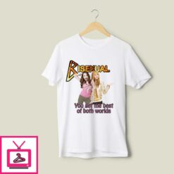Hannah Montana Bisexual You Get The Best Of Both Worlds T Shirt 1