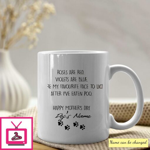 Happy Mothers Day Dog Mom Personalized Mug 1