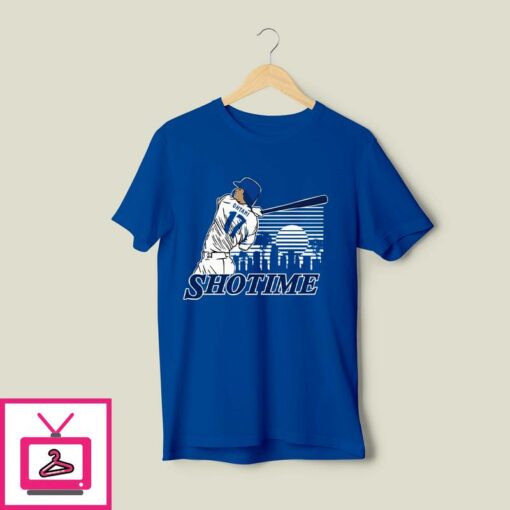 Los Angeles Dodgers Shohei Ohtani Shotime Skyline T Shirt 1