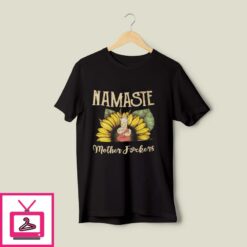 Namaste T Shirt Sheep Yoga Sunflower Mother Fucker 1