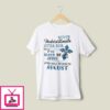 Never Underestimate Autism Mom Covered By Blood Of Jesus T-Shirt August