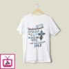 Never Underestimate Autism Mom Covered By Blood Of Jesus T-Shirt July