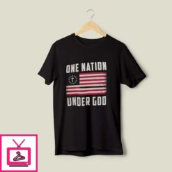 One Nation Under God Flag T Shirt 1