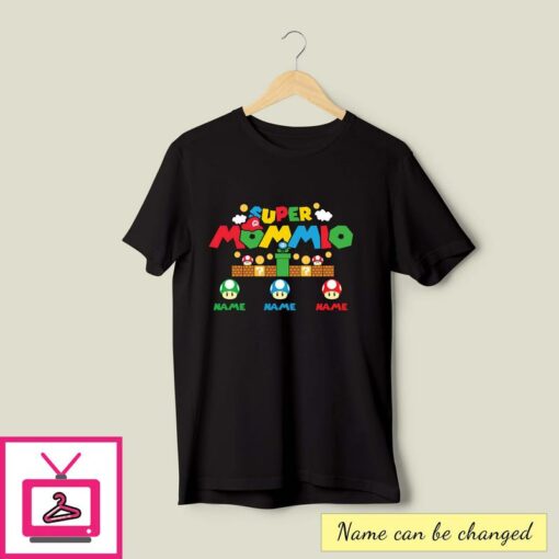 Personalized Super Mommio T Shirt Mothers Day Gift Tshirt 1