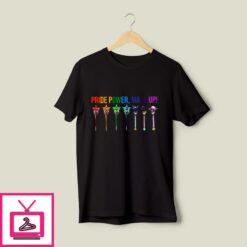 Pride Power Make Up LGBT T Shirt 1