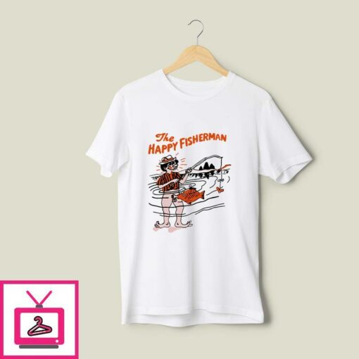 The Happy Fisherman T Shirt 1
