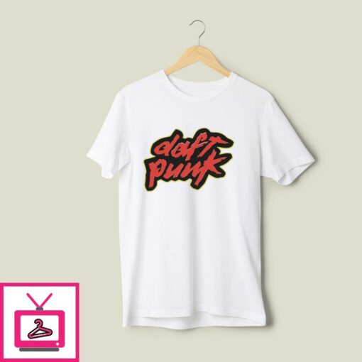 Vintage Daft Punk T Shirt Music Band Vintage Logo Cool 1