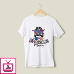 All American Mama 4th Of July T Shirt 1