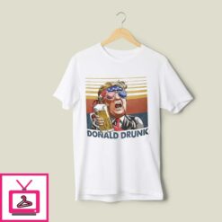 Donald Drunk 4th Of July T Shirt US Flag Independence Day 1