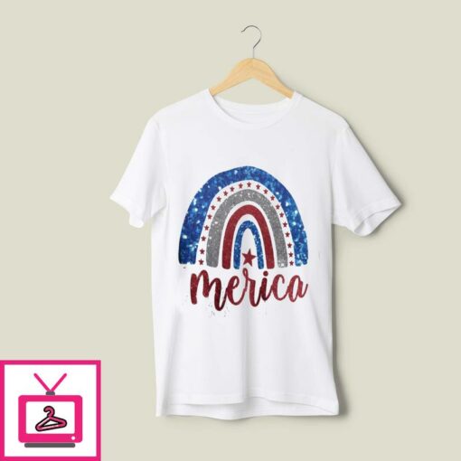Funny Merica Flag 4th Of July T Shirt 1