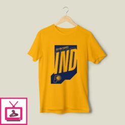Indiana Pacers Basketball 2024 Playoffs T Shirt 1