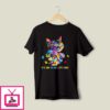 It’s Okay To Be Different T-Shirt Autism Cat Lover