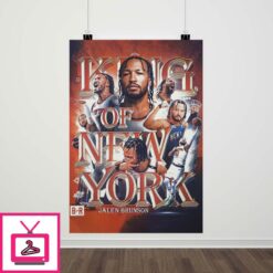Jalen Brunson King Of New York Knicks Takedown Philly NBA Poster 1