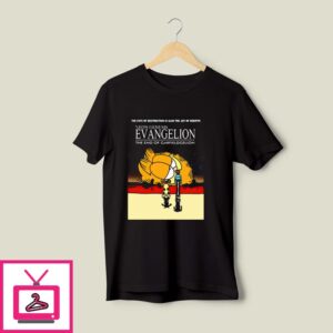 Neon Genesis Evangelion The End Of Garfieldgelion T-Shirt