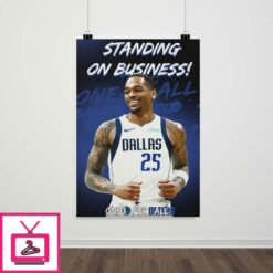 Paul Jamaine Washington Jr Dallas Mavericks Standing On Business Tonight In GM 6 Poster 1