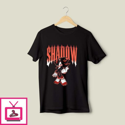 Sonic The Hedgehog Shadow T Shirt 1
