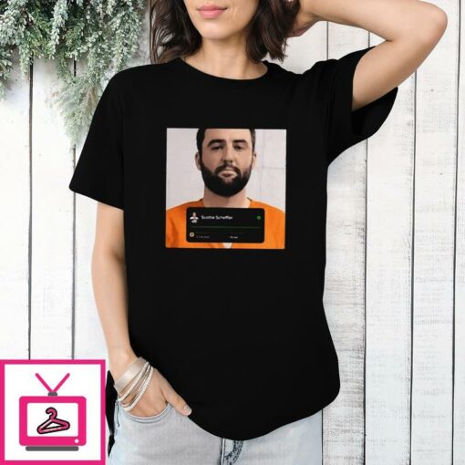 1 Arrest Funny Scottie Scheffler Mug Shot T Shirt 1