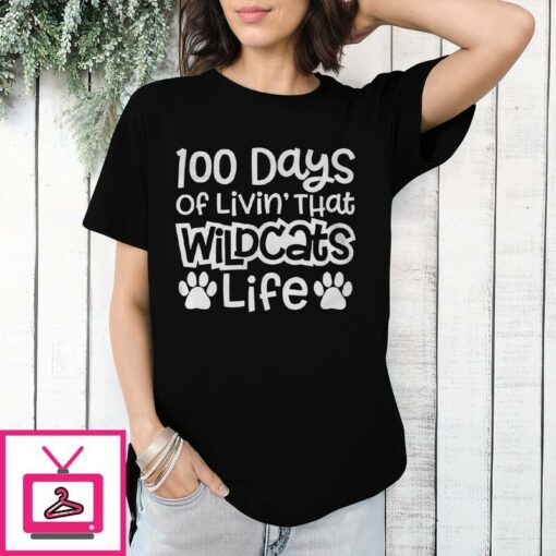 100 Days Of School Print T Shirt 1