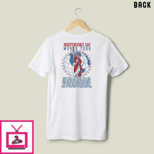 1776 Independence Day World Tour T shirt 3