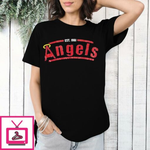 2024 LA Angels Vintage Graphic T Shirt Giveaway 1