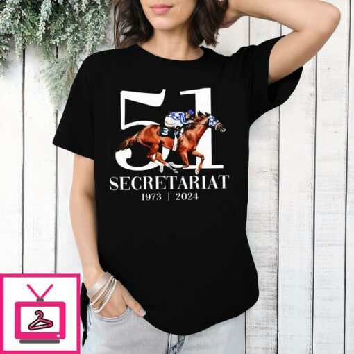 51 Secretariat 1973 2024 T Shirt 1