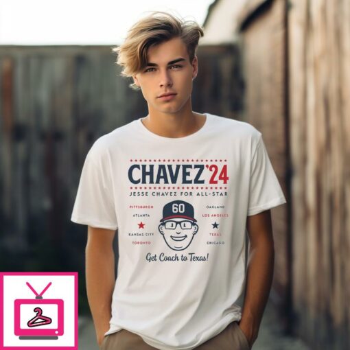 Atlanta Braves Chavez 24 Jesse Chavez For All Star T Shirt 1