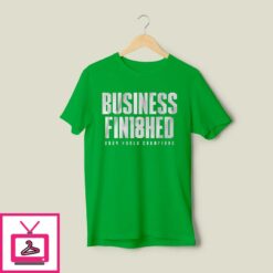 Boston Basketball Business Finished T Shirt 1