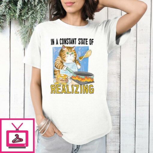 Cat In A Constant State Of Realizing T Shirt 1 1