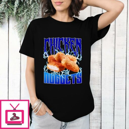 Chicken Nuggets Heavy Metal T Shirt 1 1