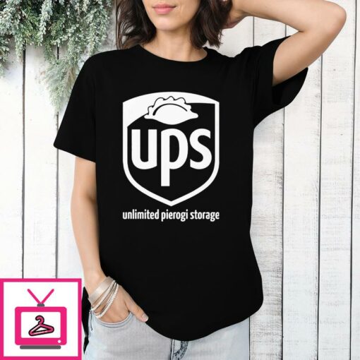 Funny UPS Shipping Unlimited Pierogi Storage T Shirt 1 1