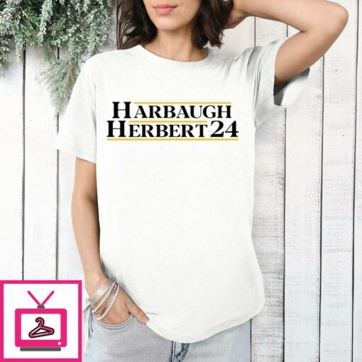 Harbaugh and Herbert 24 T Shirt 1 1