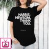 Harris Newsom Thank You T-Shirt