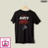 KISS 1987 Crazy Nights Gene Simmons with Girls It’s A Dirty Job T-Shirt