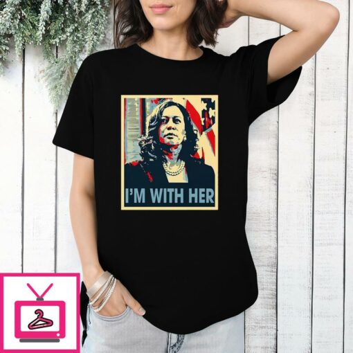 Kamala Harris For President Im With Her 2024 T Shirt 1 1