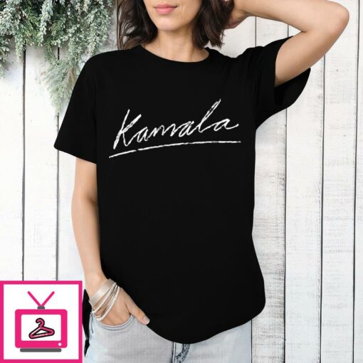 Kamala Harris For President Kamala Signature T Shirt 1 1