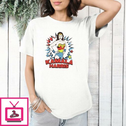 Kamala Harris Wonder Woman Art T Shirt 1 1