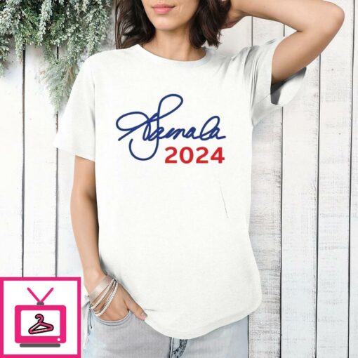 Kamala Signature 2024 T Shirt 1 1