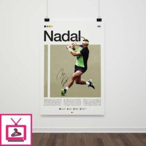 Rafael Nadal Tennis Modern Sport Poster