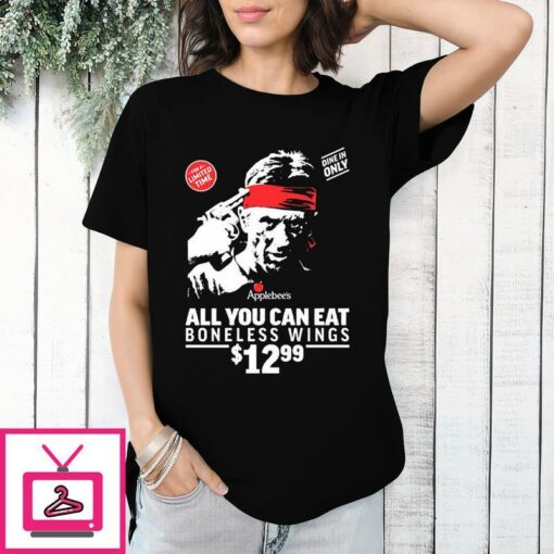 The Deer Hunter x Applebees All You Can Eat Boneless Wings 1299 T Shirt 1 1