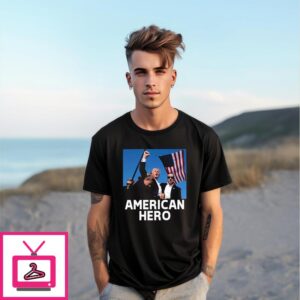 Trump Assassination Attempt American Hero T-Shirt